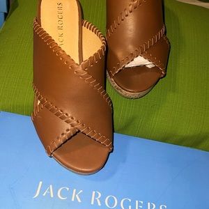 Jack Rogers NIB Midwedge Slip on Wedges ❤️❤️